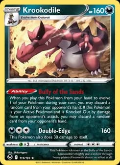 Krookodile card in English