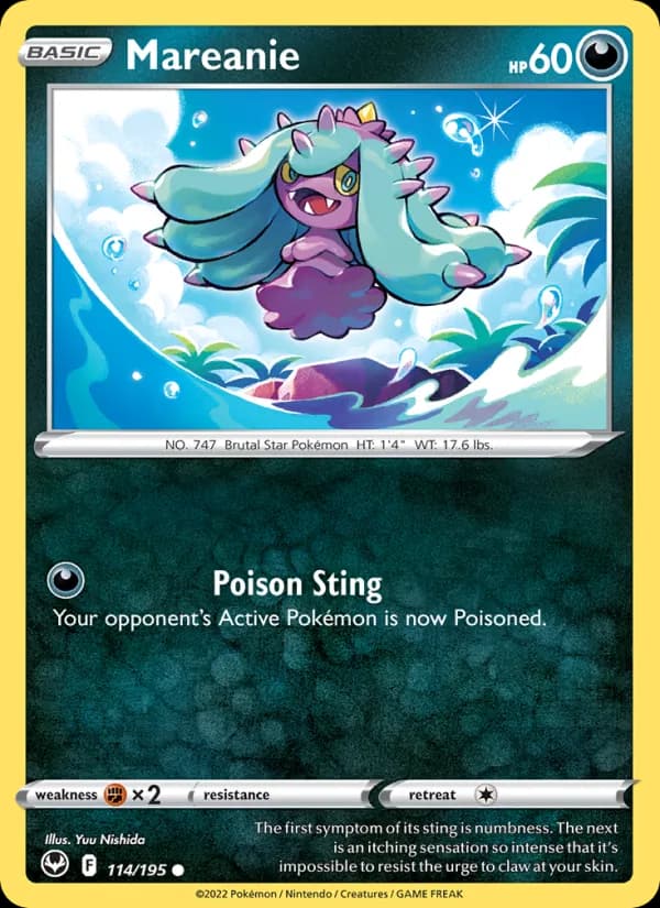 Mareanie card in English