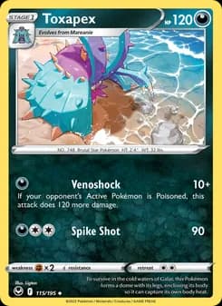 Toxapex card in English