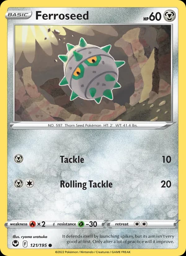 Ferroseed card in English