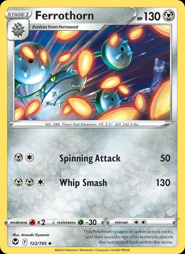Ferrothorn card in English