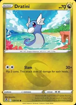 Dratini card in English