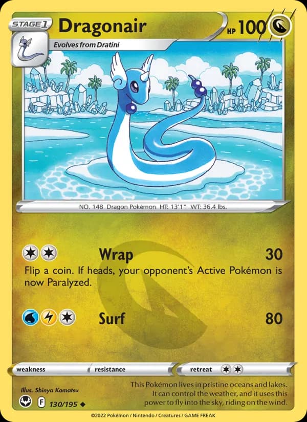 Dragonair card in English