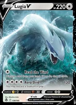 Lugia V card in English