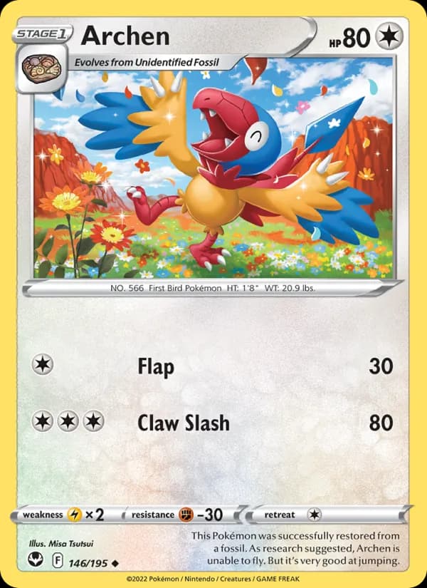 Archen card in English
