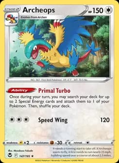 Archeops card in English
