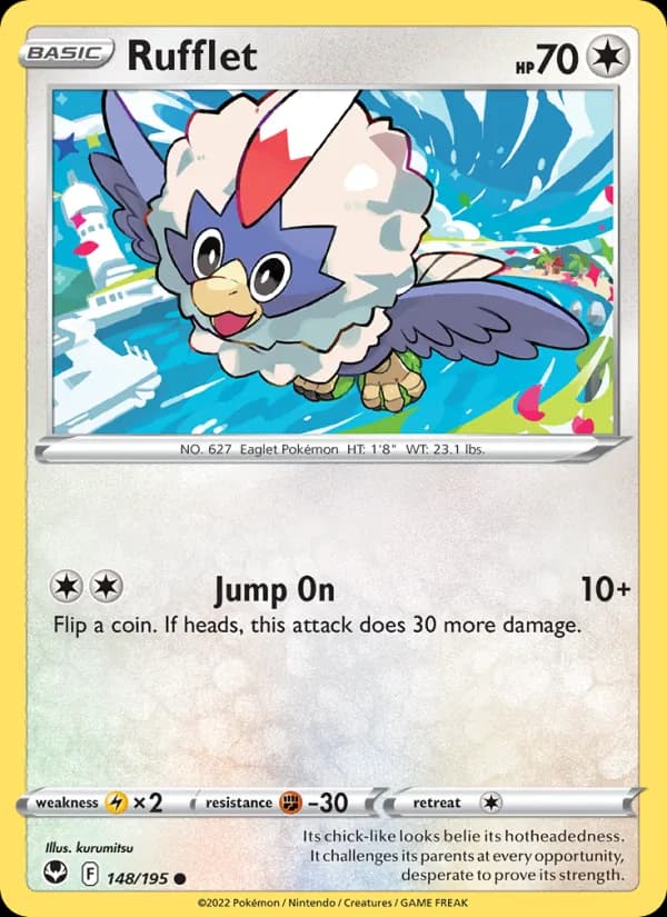 Rufflet card in English