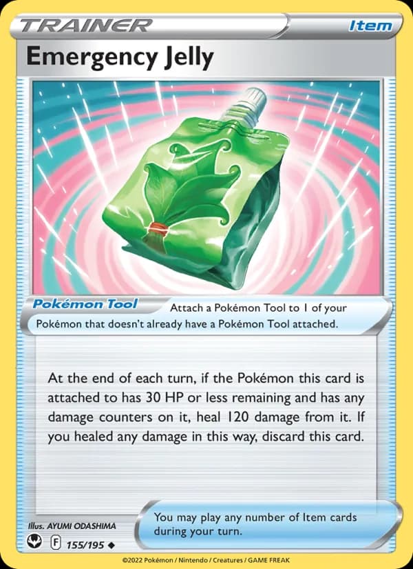 Emergency Jelly card in English