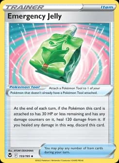 Emergency Jelly card in English