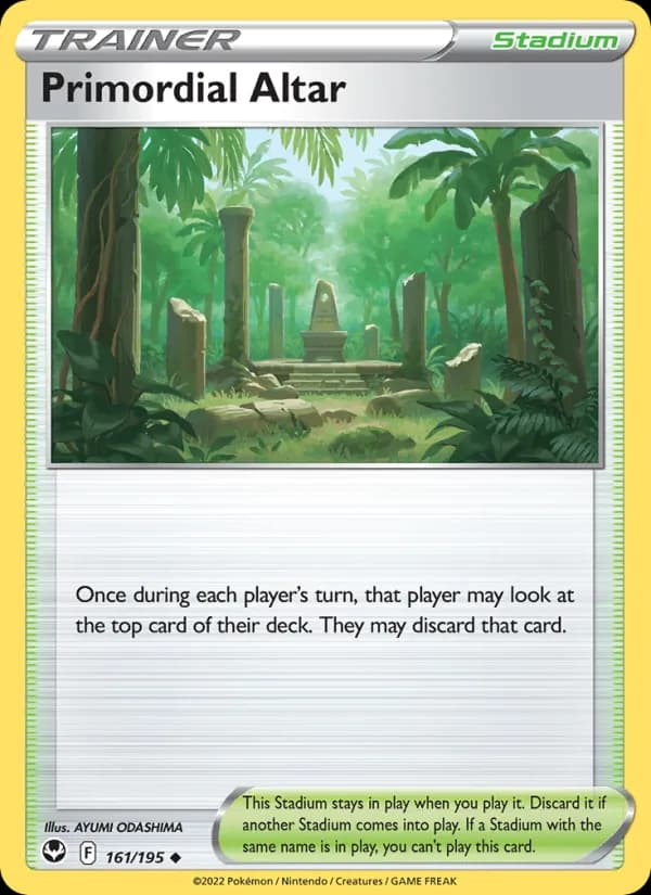 Primordial Altar card in English