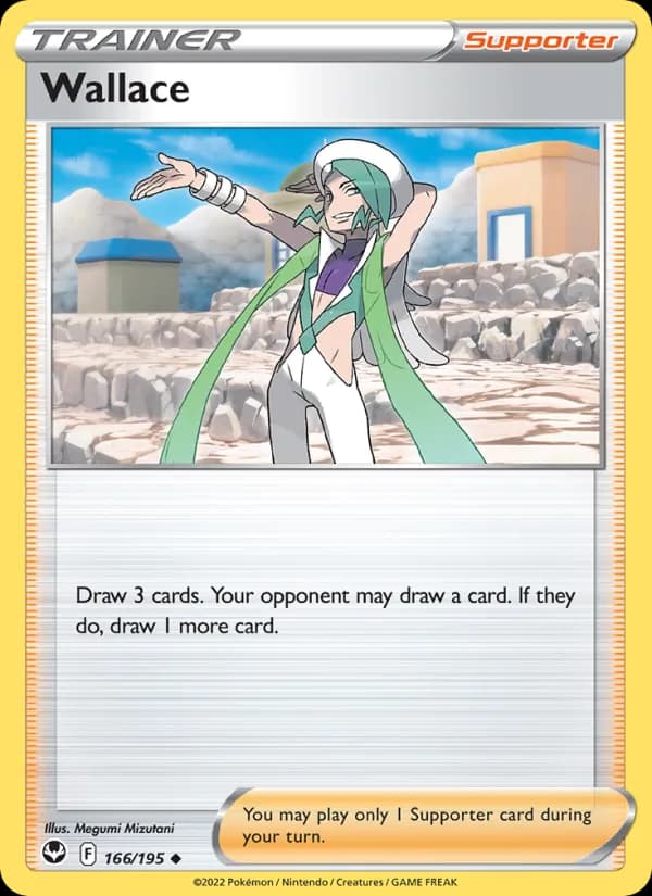Wallace card in English