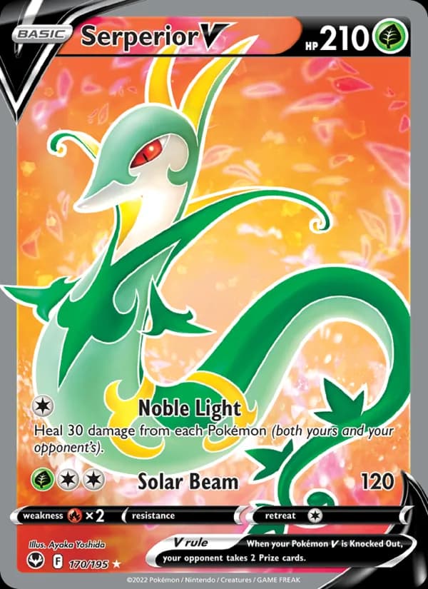 Serperior V card in English