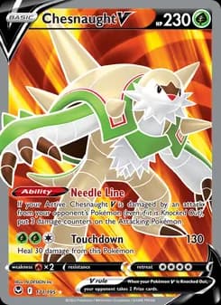 Chesnaught V card in English
