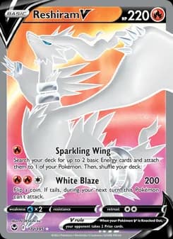 Reshiram V card in English