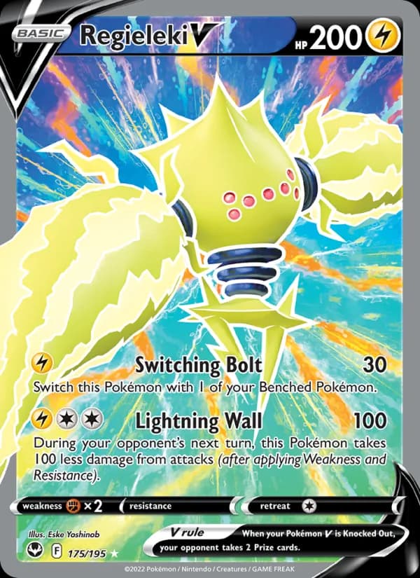 Regieleki V card in English