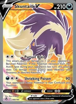 Skuntank V card in English
