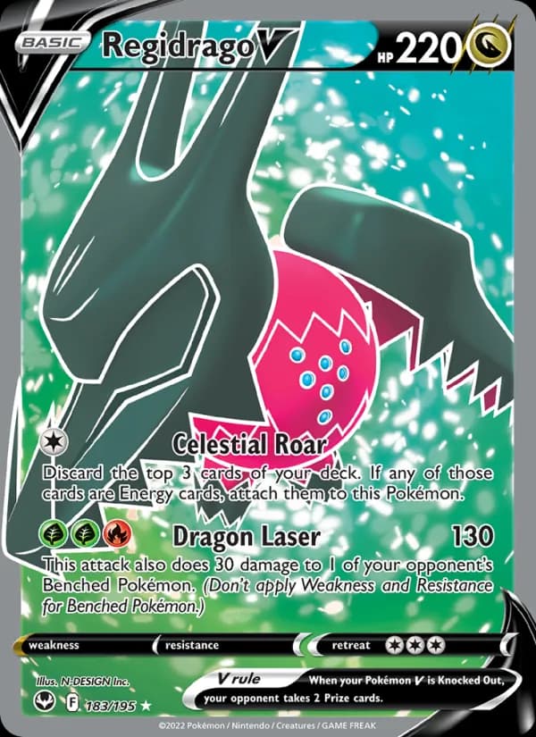 Regidrago V card in English