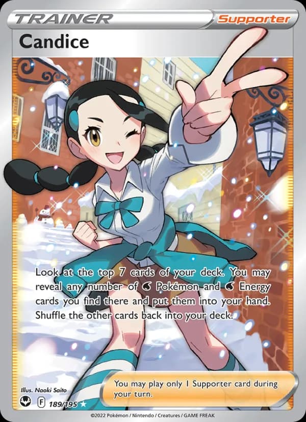 Candice card in English