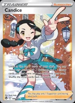 Candice card in English
