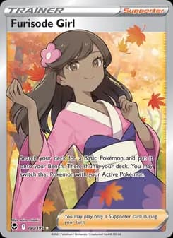 Furisode Girl card in English