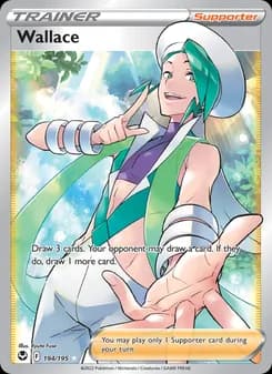 Wallace card in English
