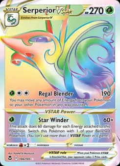 Serperior VSTAR card in English