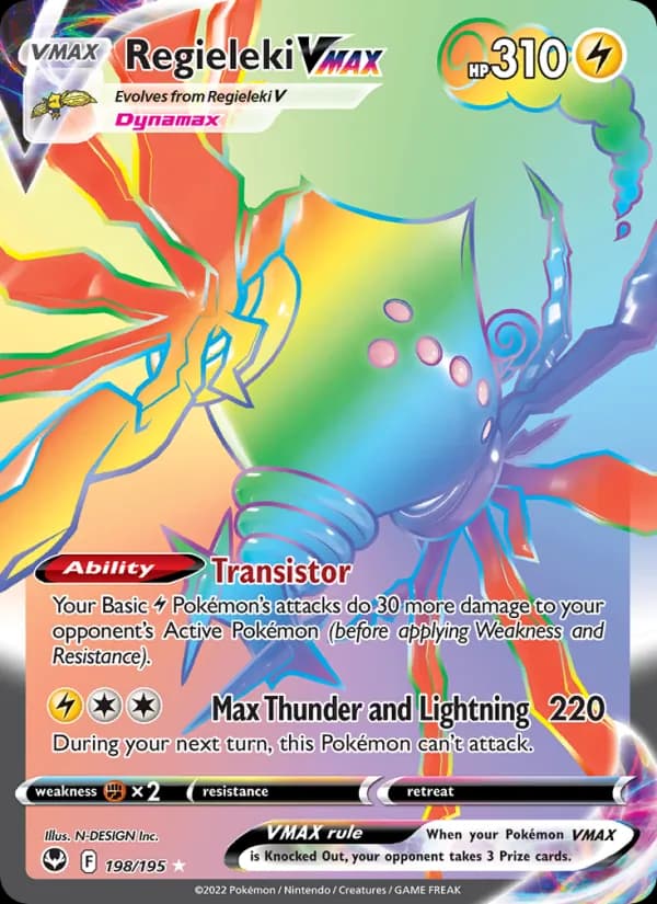 Regieleki VMAX card in English