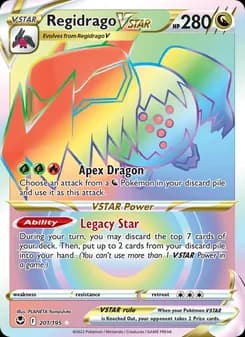 Regidrago VSTAR card in English
