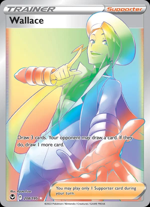 Wallace card in English