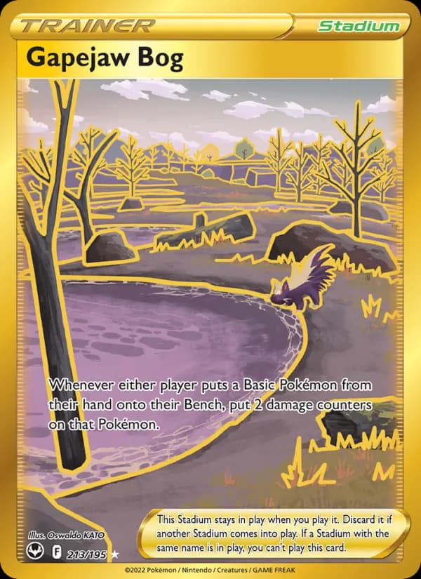 Gapejaw Bog card in English