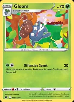 Gloom card in English