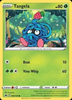 Tangela card in English