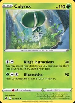 Calyrex card in English