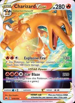 Charizard VSTAR card in English
