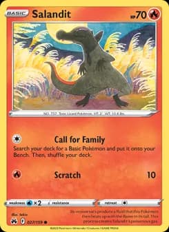 Salandit card in English
