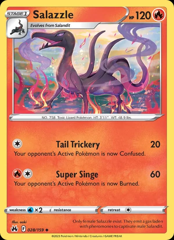 Salazzle card in English
