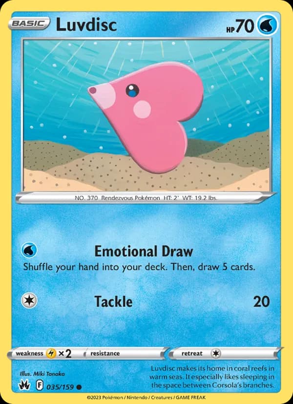 Luvdisc card in English