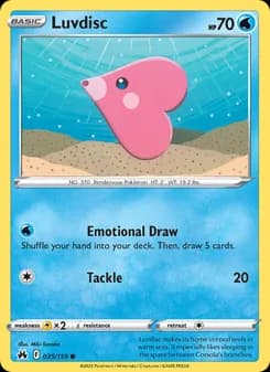 Luvdisc card in English