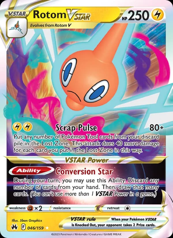 Rotom VSTAR card in English