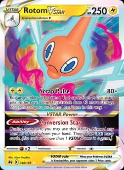 Rotom VSTAR card in English