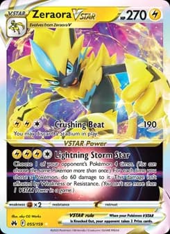 Zeraora VSTAR card in English