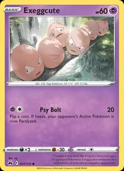 Exeggcute card in English