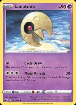 Lunatone card in English