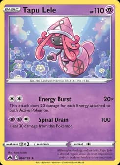 Tapu Lele card in English