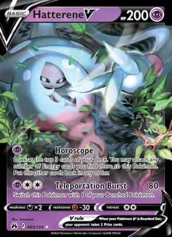 Hatterene V card in English
