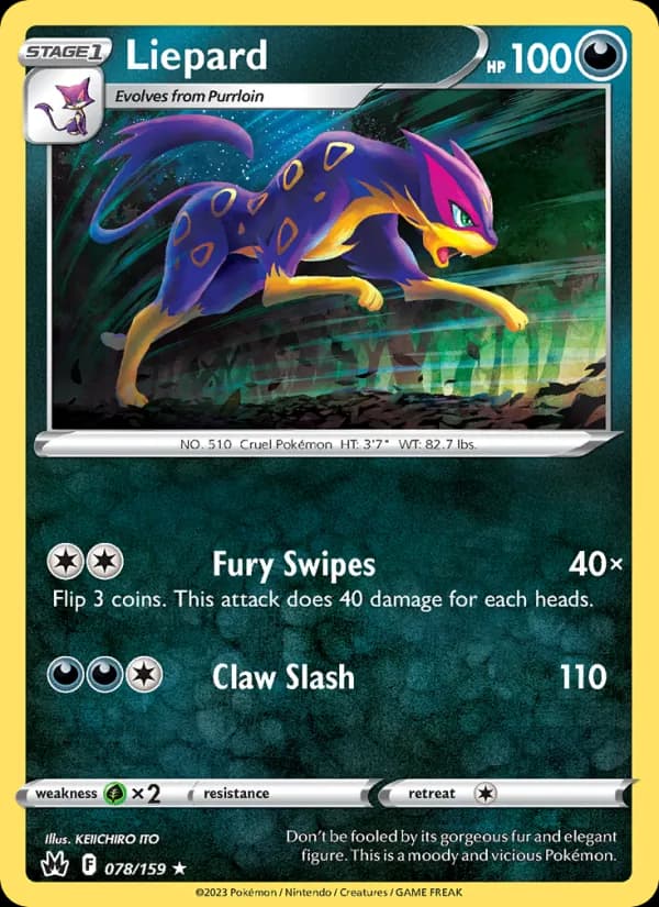 Liepard card in English