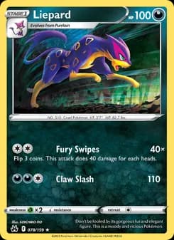Liepard card in English
