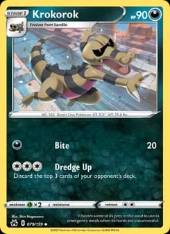 Krokorok card in English