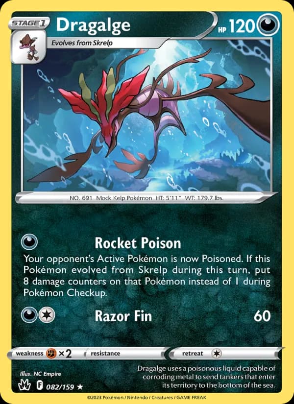 Dragalge card in English
