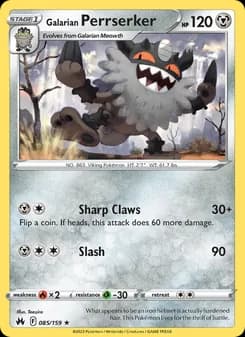 Galarian Perrserker card in English
